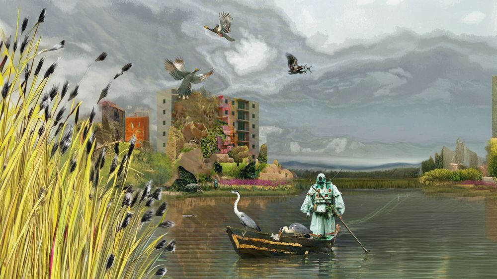 Terra Syn(es)thetica: Zelené střechy, mechy a roboti (UMPRUM v Linci)