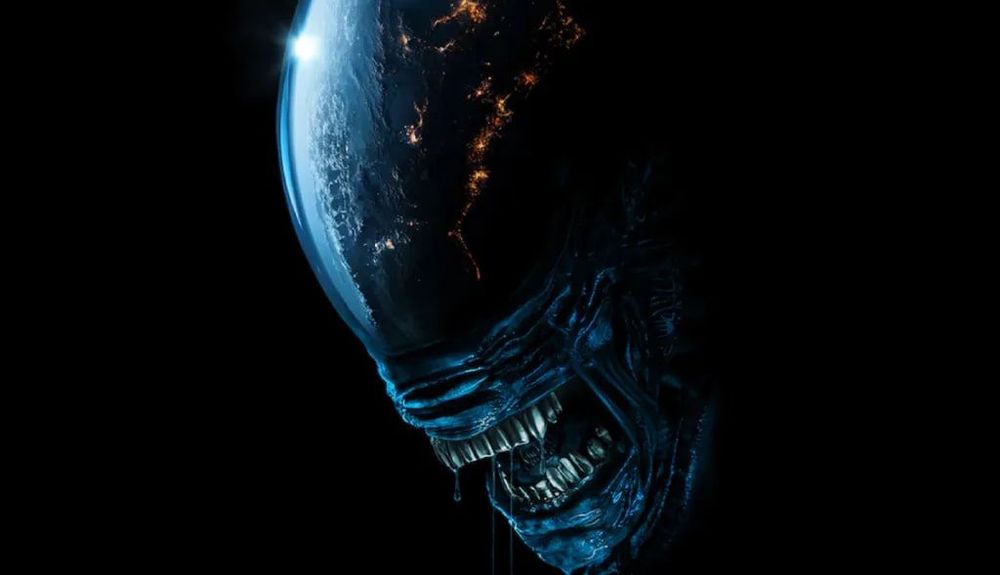 Alien se řítí k Zemi