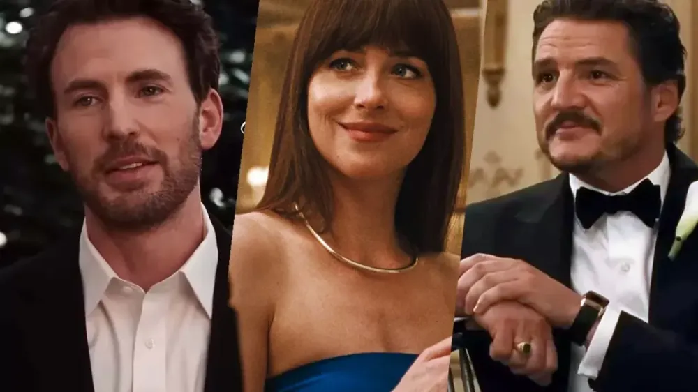 Dakota Johnson mezi Pedro Pascalem a Chrisem Evansem: Dokonalá shoda