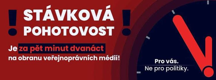 Tohle není konec. Lidé z ČT a rozhlasu jdou do stávky