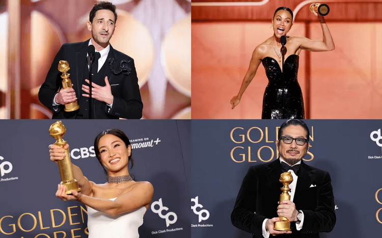 Zlaté glóby 2025: Emilia Pérez a Brutalista triumfují